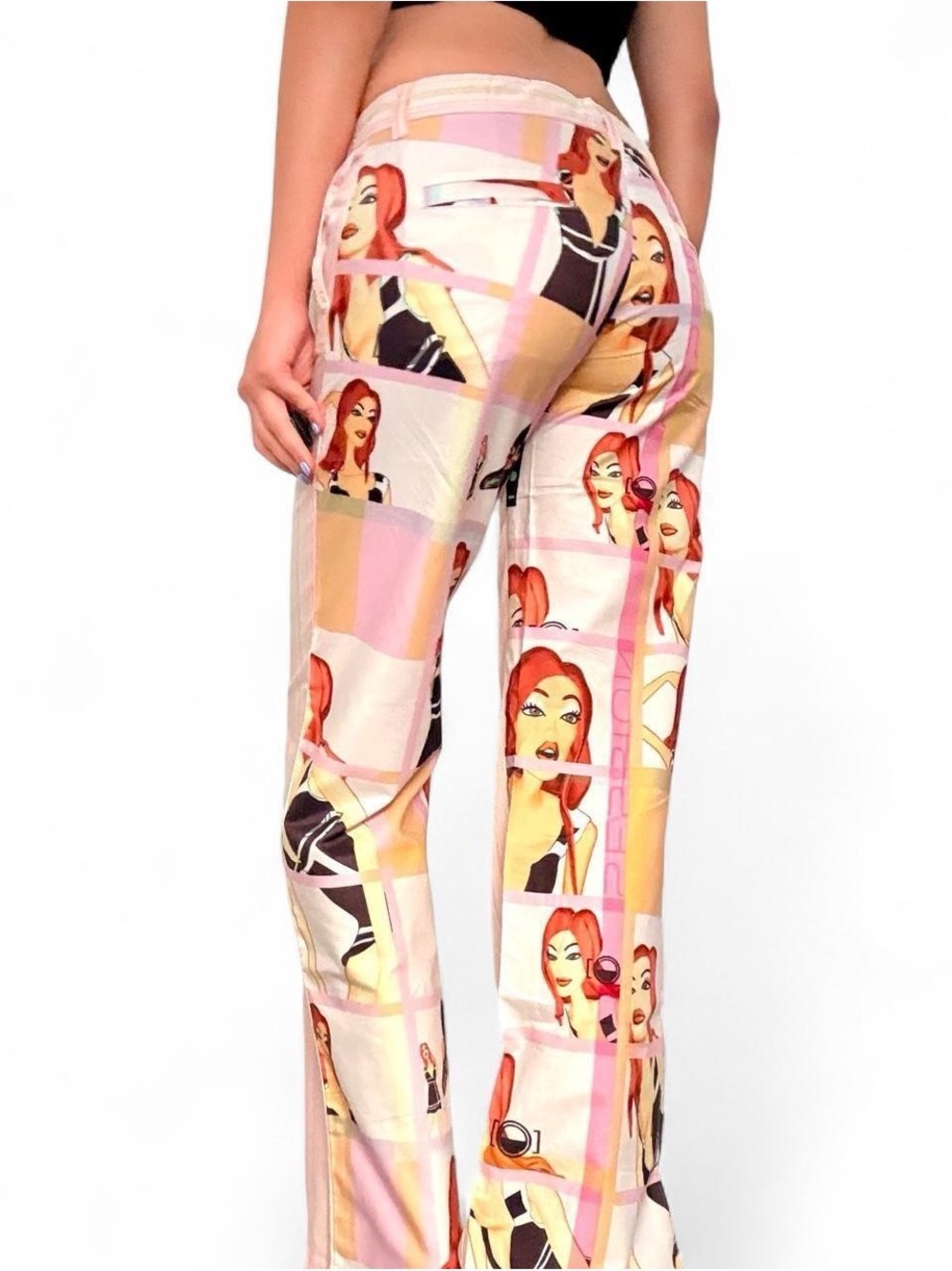 Deadstock Y2K Custo Barcelona Pink Graphic Pants